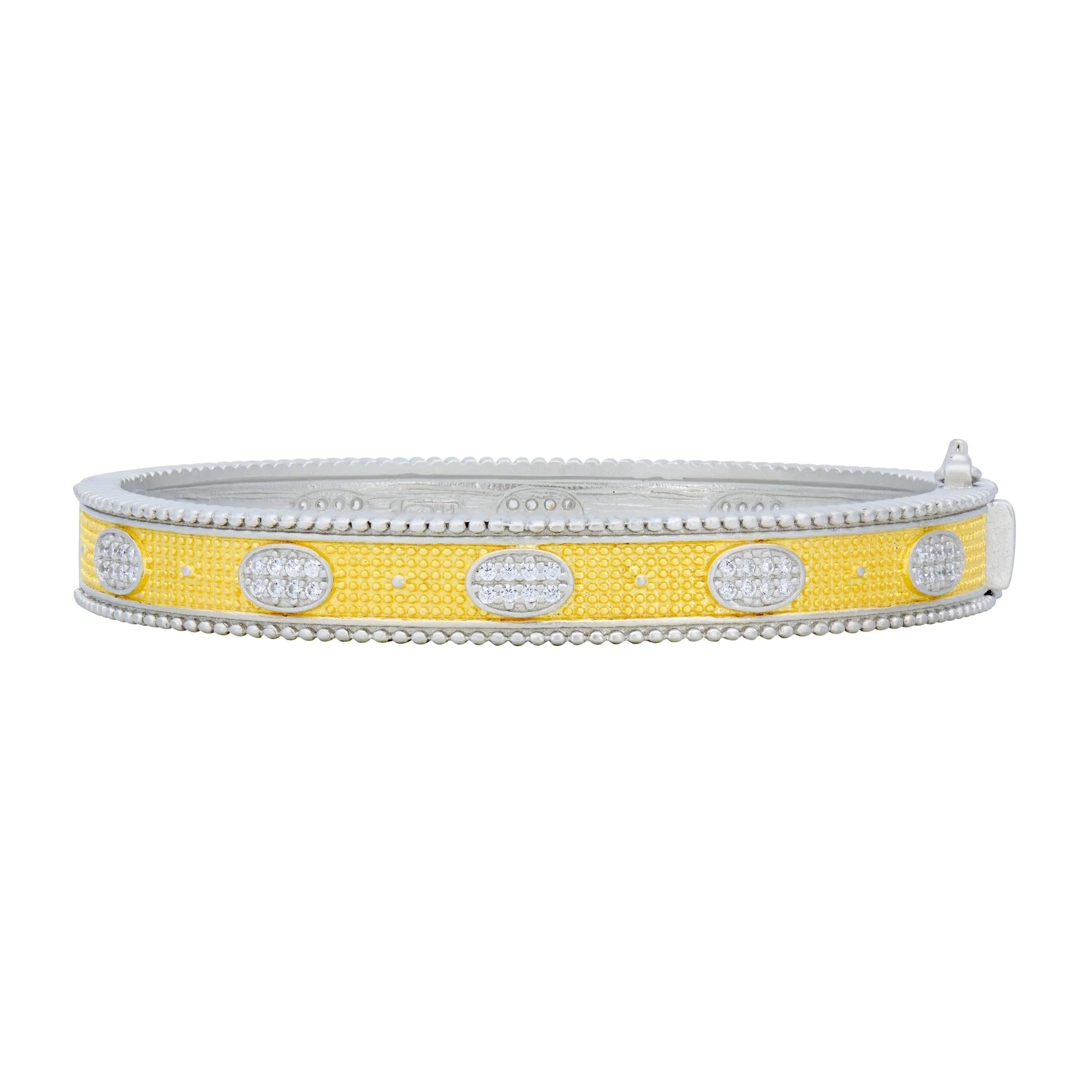 Stack This! Oval Eternity Hinged Bangle FR Signature Reimagined BRACELET