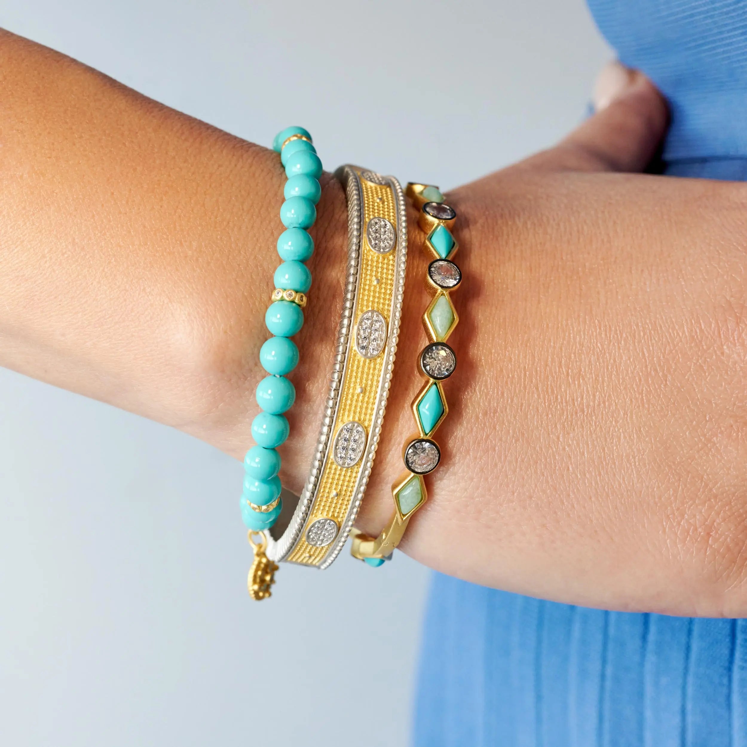 Stack This! Oval Eternity Hinged Bangle FR Signature Reimagined BRACELET
