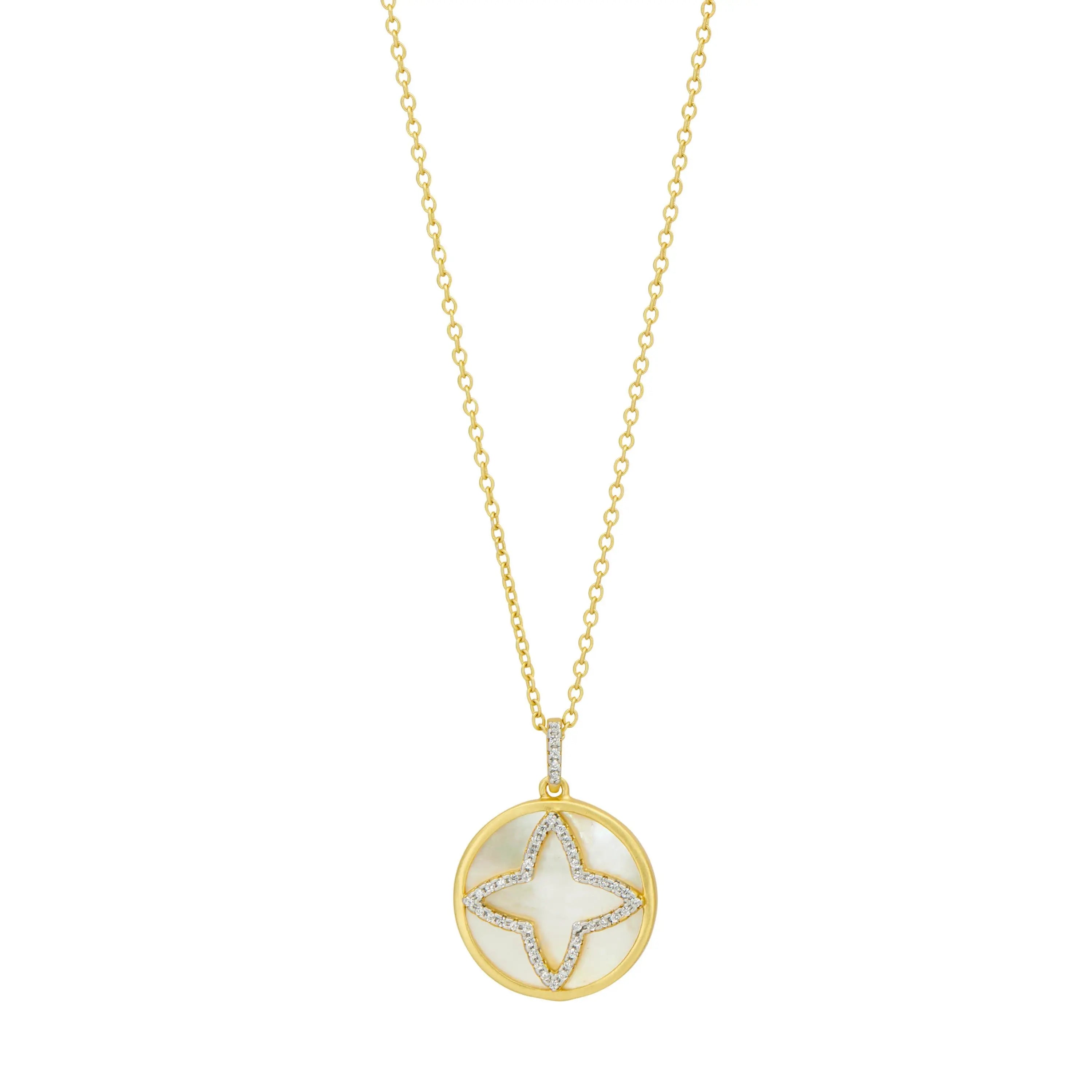 Coastal Clover Pendant FREIDA ROTHMAN NECKLACE