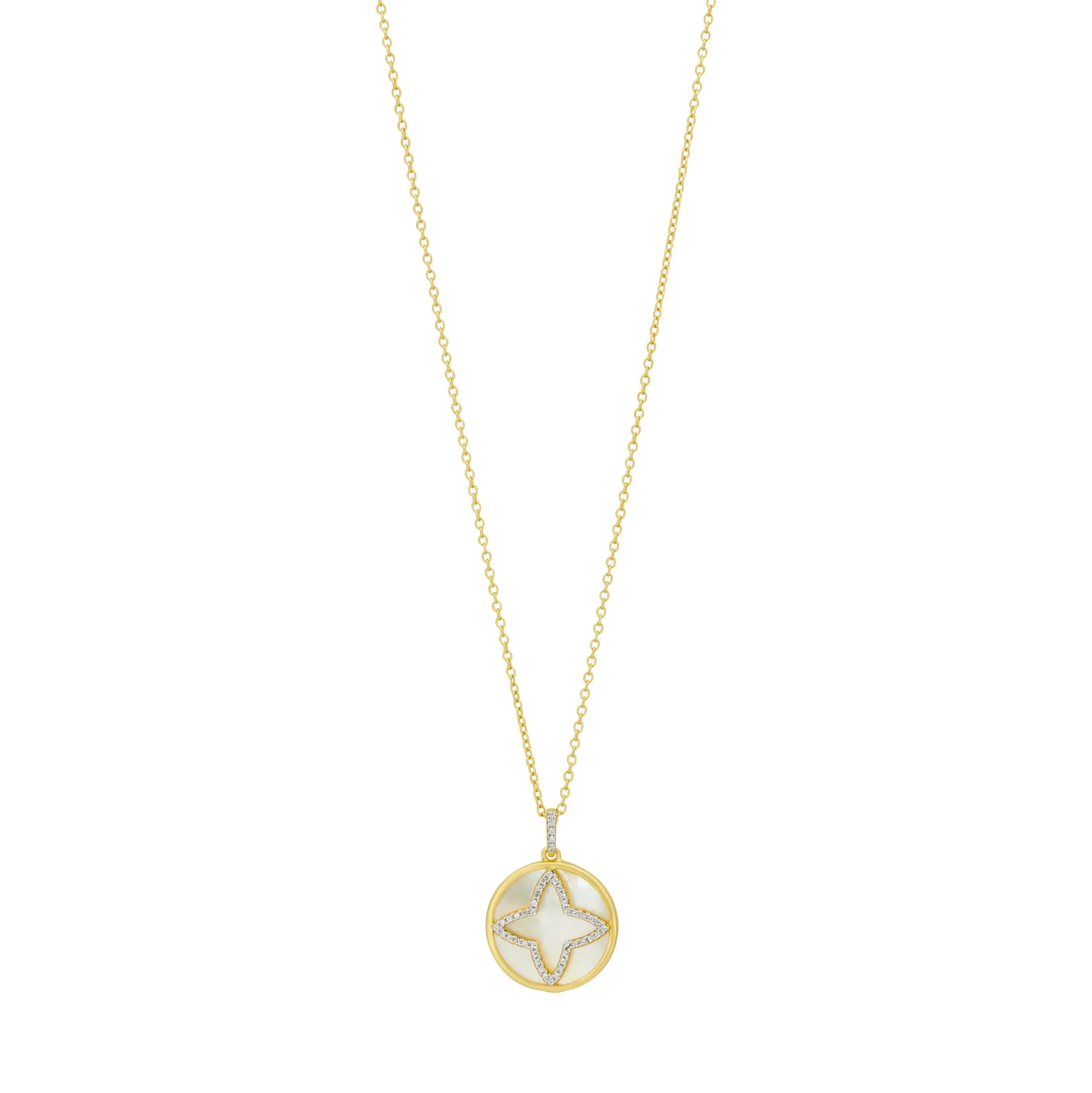 Coastal Clover Pendant FREIDA ROTHMAN NECKLACE