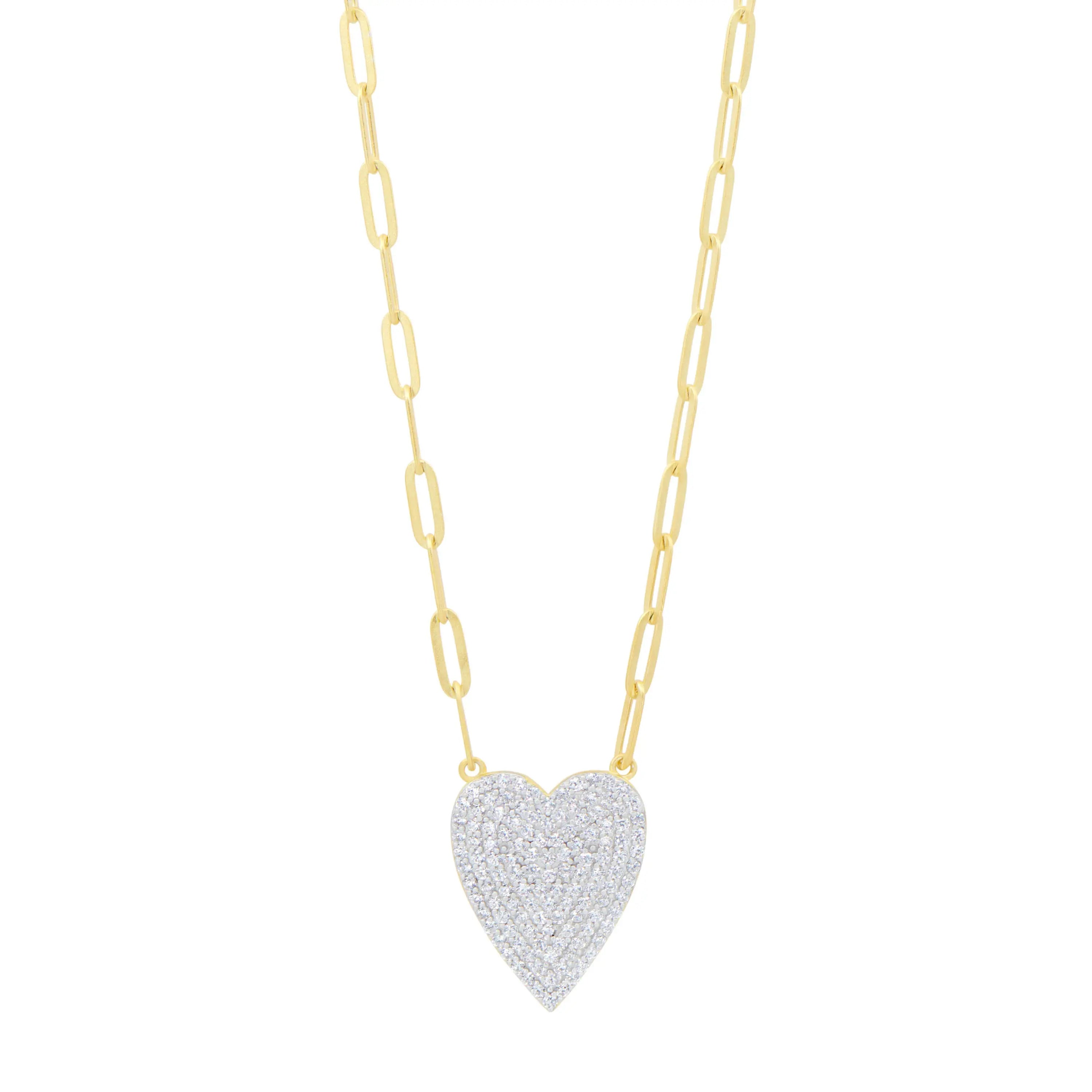 Pavé Love Necklace FREIDA ROTHMAN NECKLACE