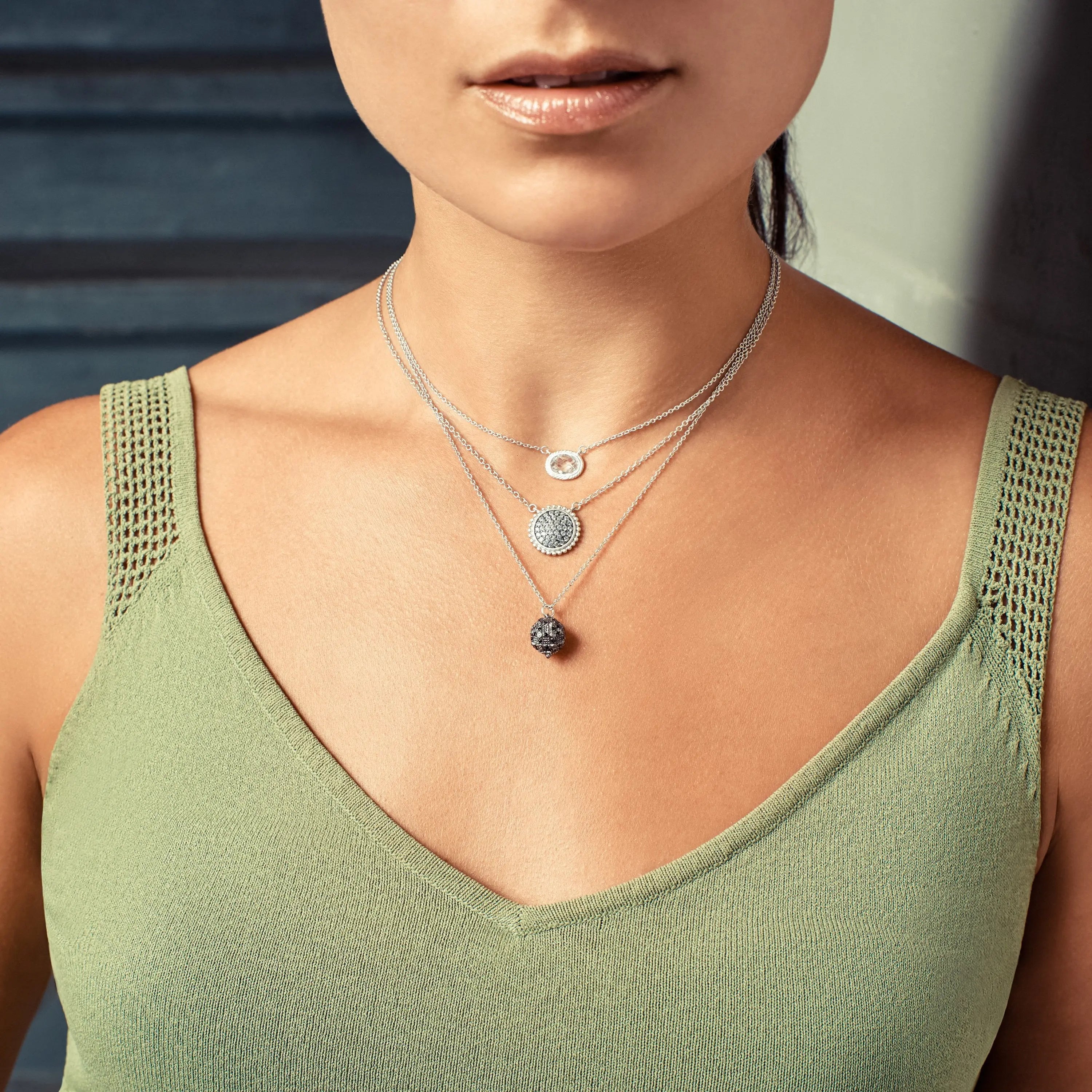 Raindrop Pendant Necklace Signature NECKLACE