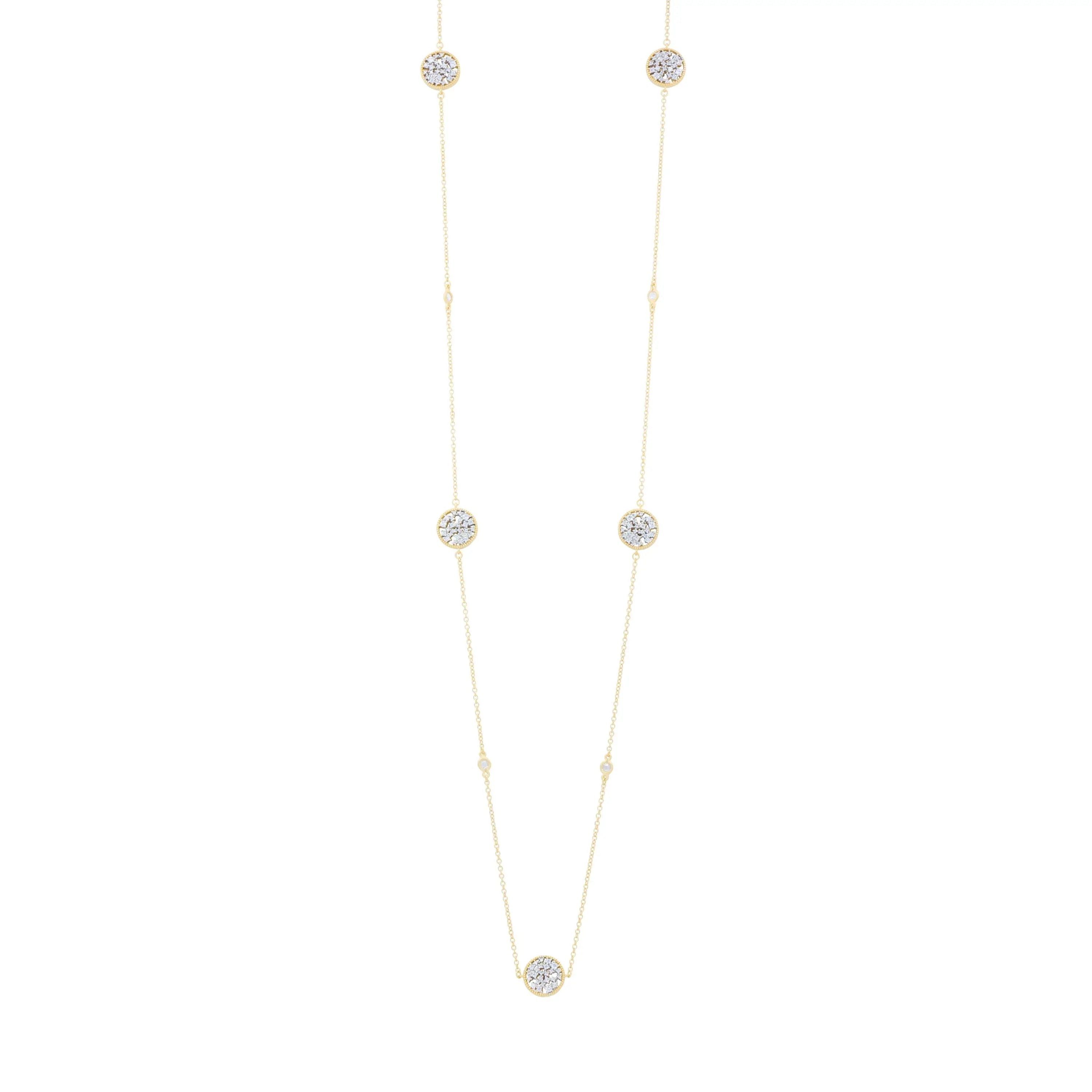 Shining Hope Station Long Necklace Midnight NECKLACE