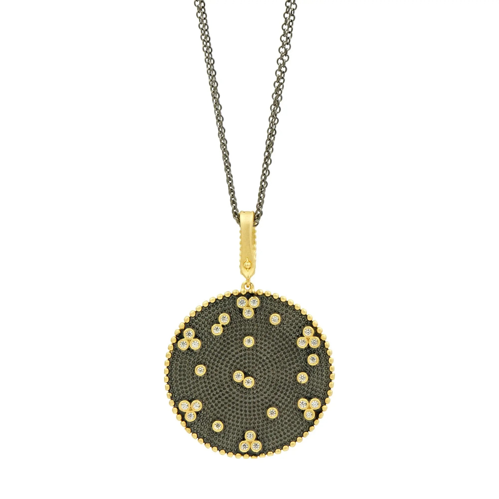 Signature Double Sided Pendant Necklace Signature NECKLACE