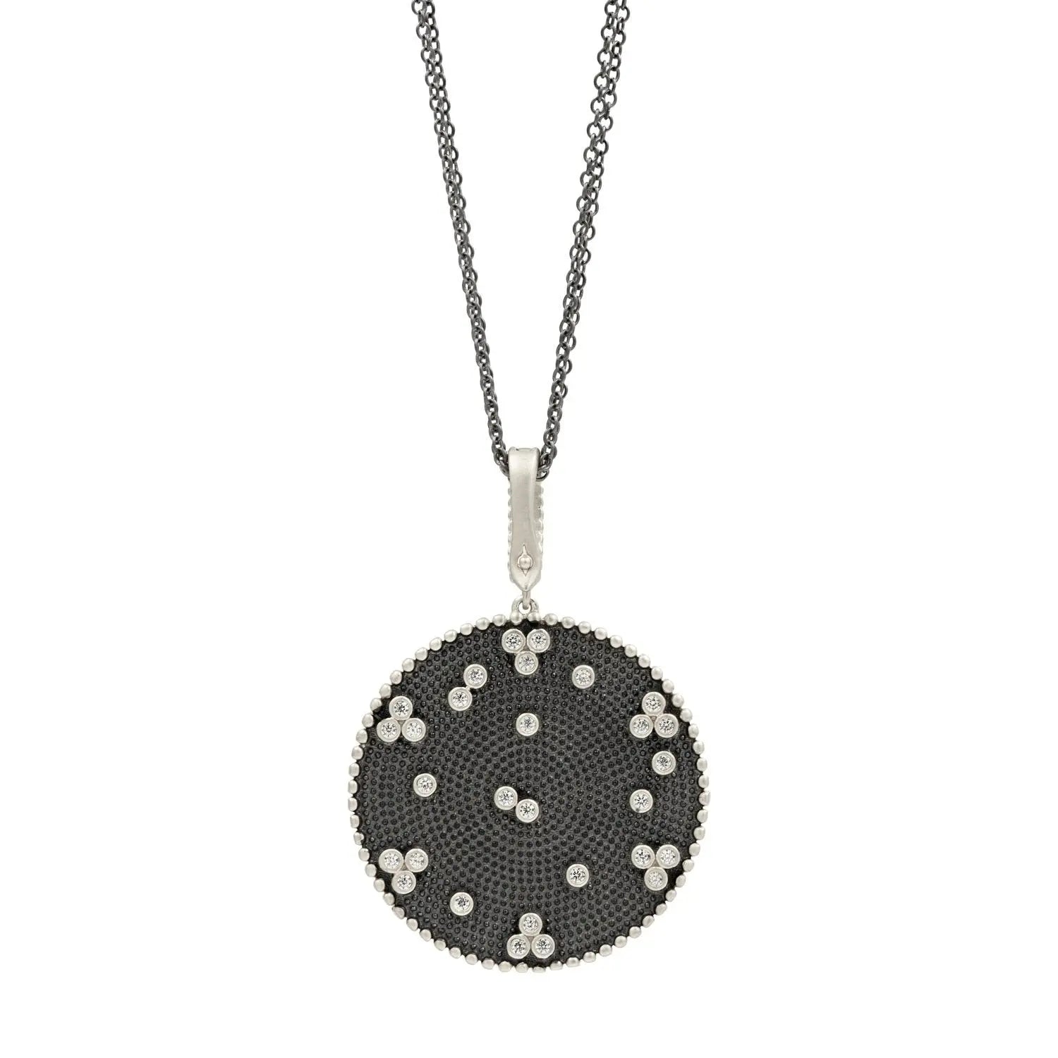 Signature Double Sided Pendant Necklace Signature NECKLACE