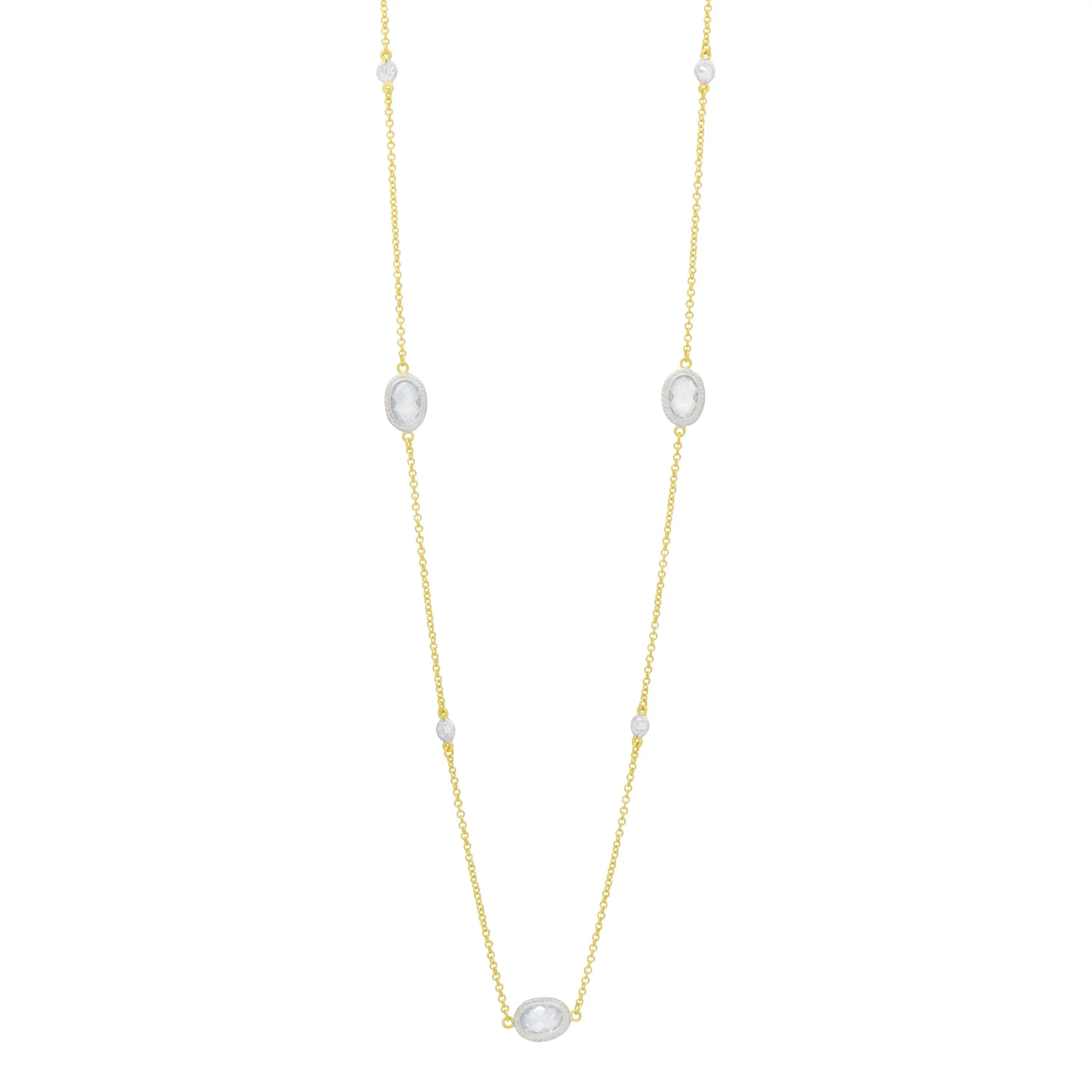Signature Raindrop Station Necklace FR Signature Reimagined NECKLACE
