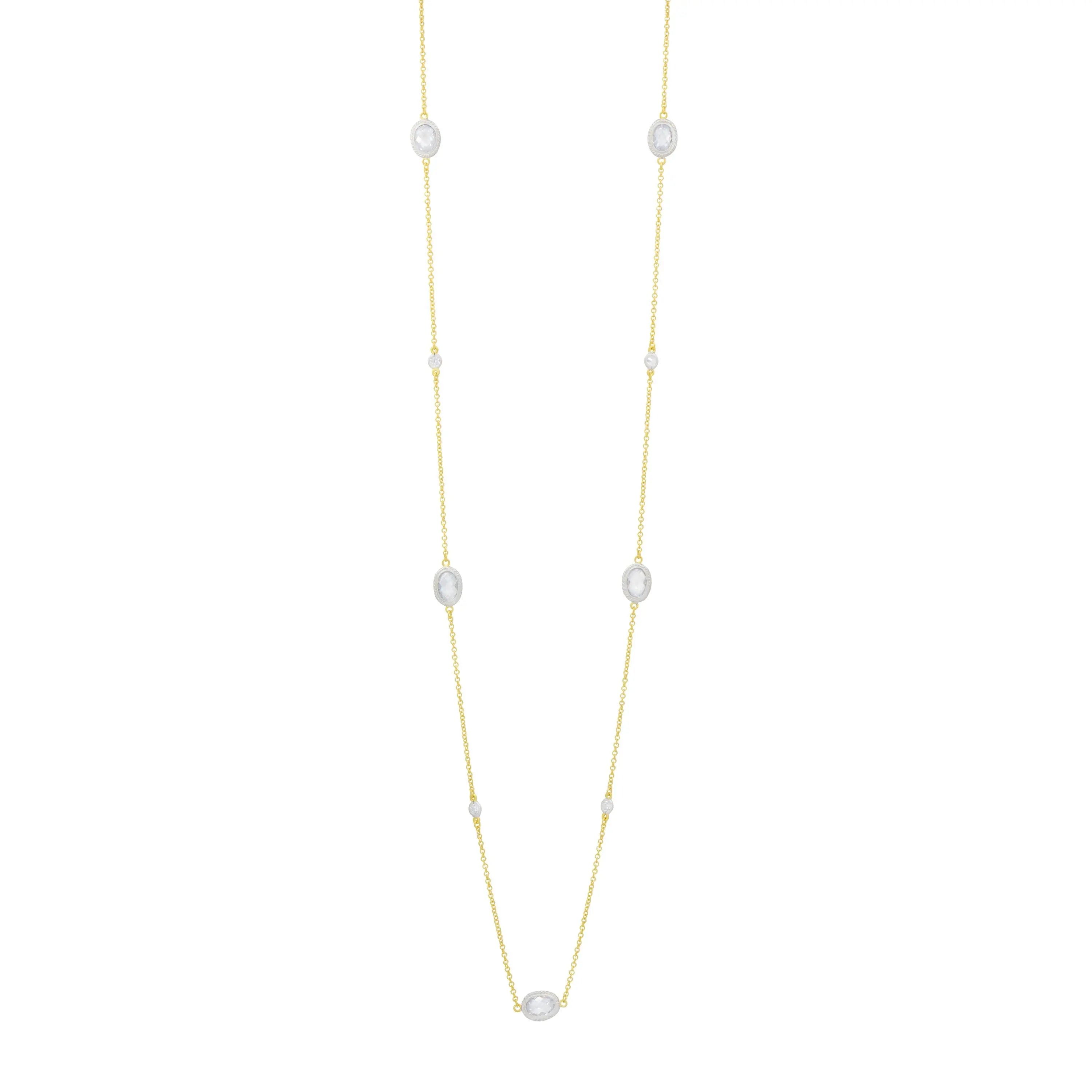 Signature Raindrop Station Necklace FR Signature Reimagined NECKLACE