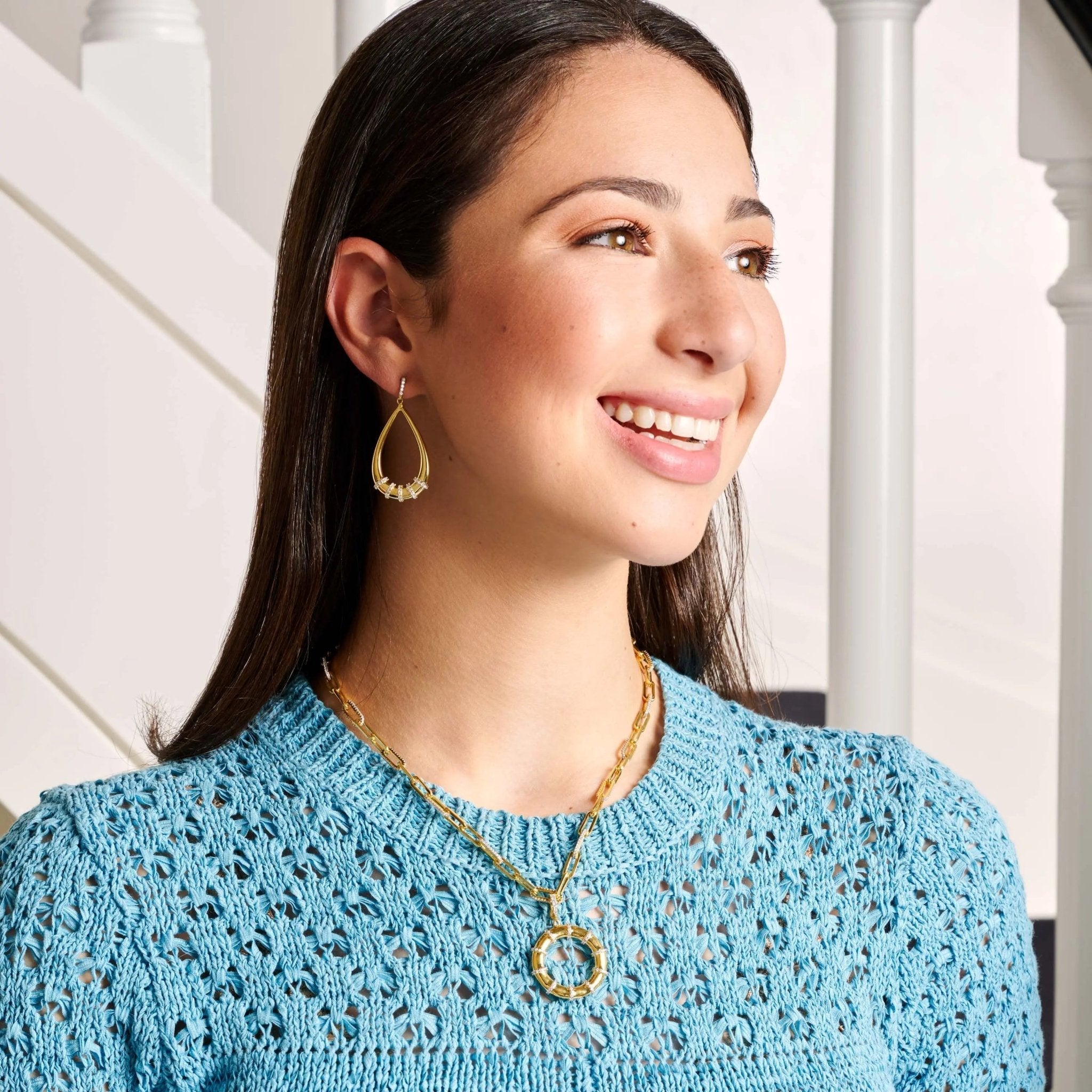 Sparkling Reflections Chain Necklace - FREIDA ROTHMAN