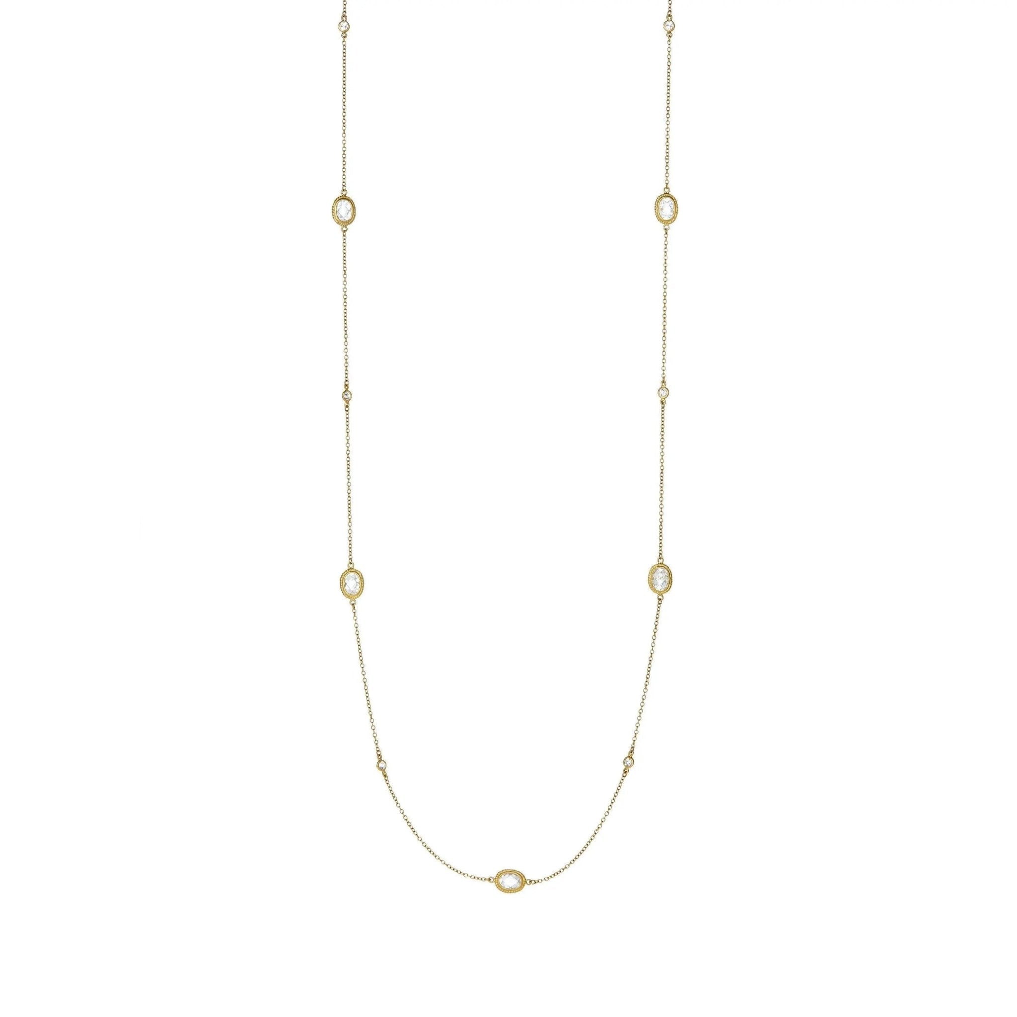 Signature Raindrop Station Necklace - FREIDA ROTHMAN