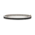 Industrial Finish Ribbed Metro Hinge Bracelet - FREIDA ROTHMAN