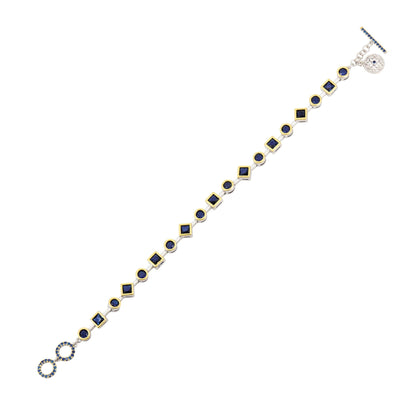 Midnight Mosaic Pavé Toggle Bracelet - FREIDA ROTHMAN