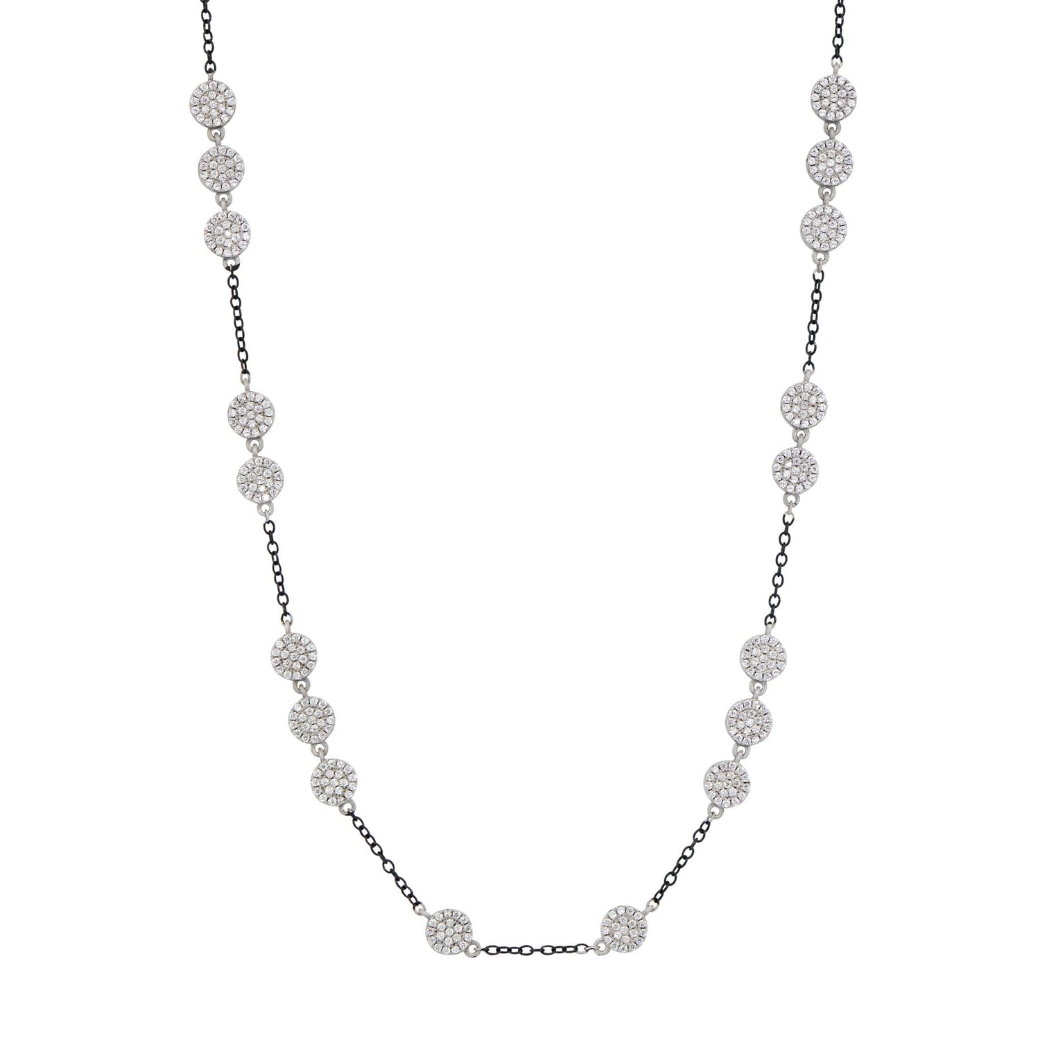 Industrial Finish Pavé Grit Choker Necklace - FREIDA ROTHMAN