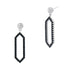 Industrial Finish Honeycomb Drop Earrings - FREIDA ROTHMAN
