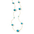 Aqua Azure Station Necklace - FREIDA ROTHMAN