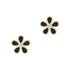 City Onyx Petal Stud Earrings - FREIDA ROTHMAN