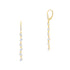 City Petals Linear Drop Leverback Earrings - FREIDA ROTHMAN