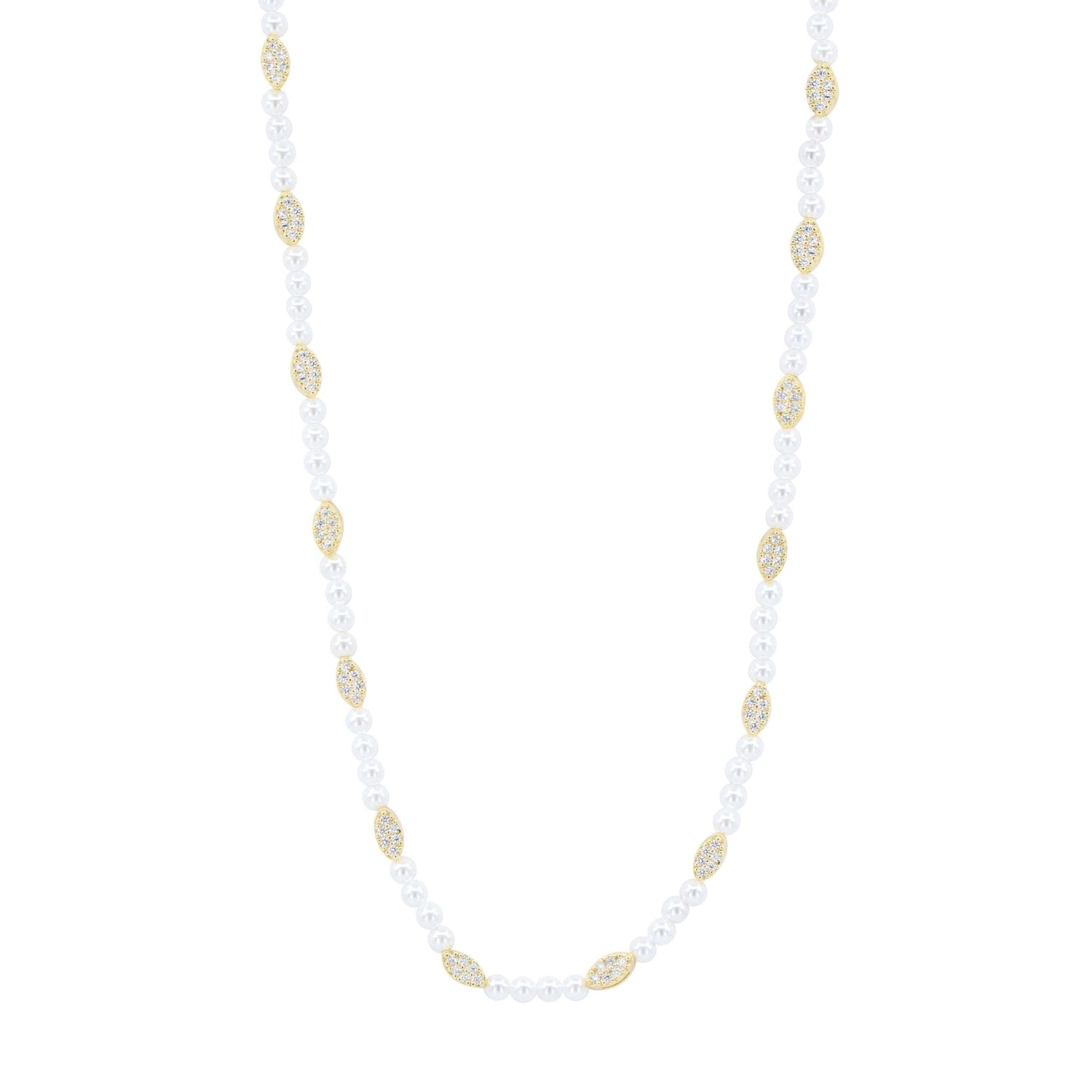 City Petals Pearl Short Necklace - FREIDA ROTHMAN
