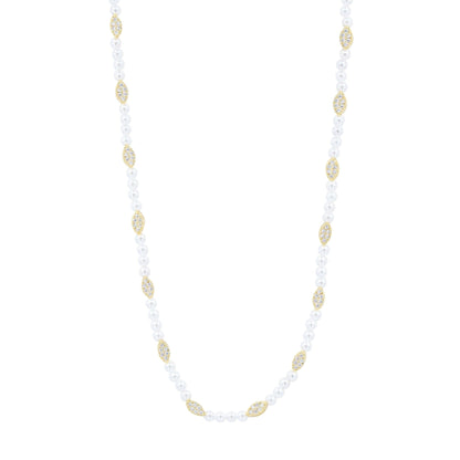 City Petals Pearl Short Necklace - FREIDA ROTHMAN