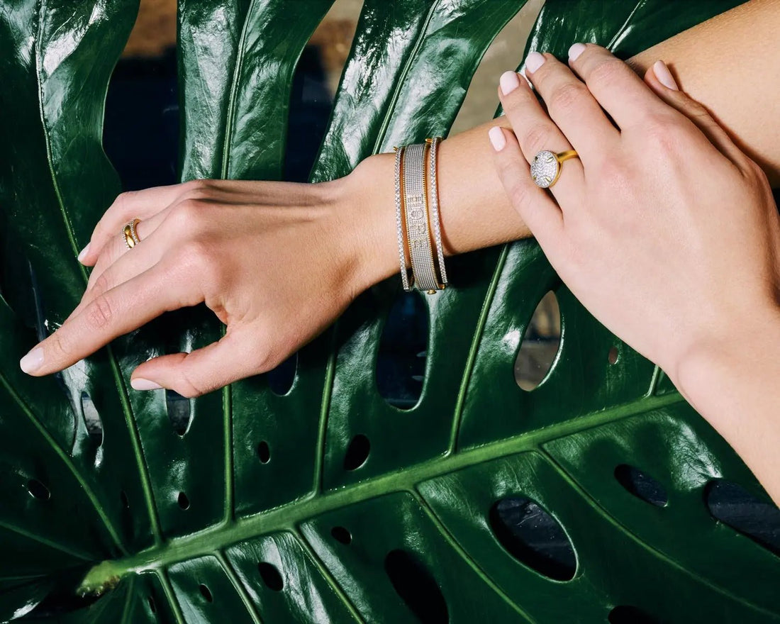  Armor of Pavé Hinge Bangle FREIDA ROTHMAN 