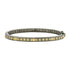 GoldBlackReverse Mini Stud Bezel Stone Eternity Hinge Bangle Signature BRACELET