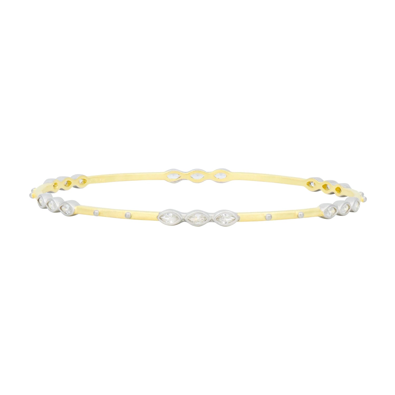  Signature Marquise Station 3-Stack Bangle FR Signature Reimagined BRACELET