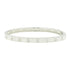 PlatinumonSterlingSilver Sleek Pavé Hinge Bangle Radiance BRACELET