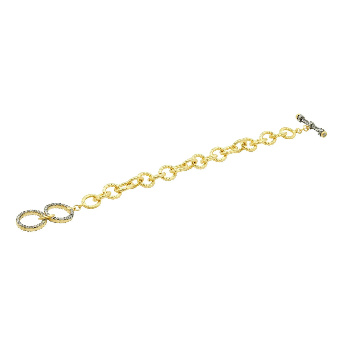 Signature Two Tone Chain Bracelet - FREIDA ROTHMAN
