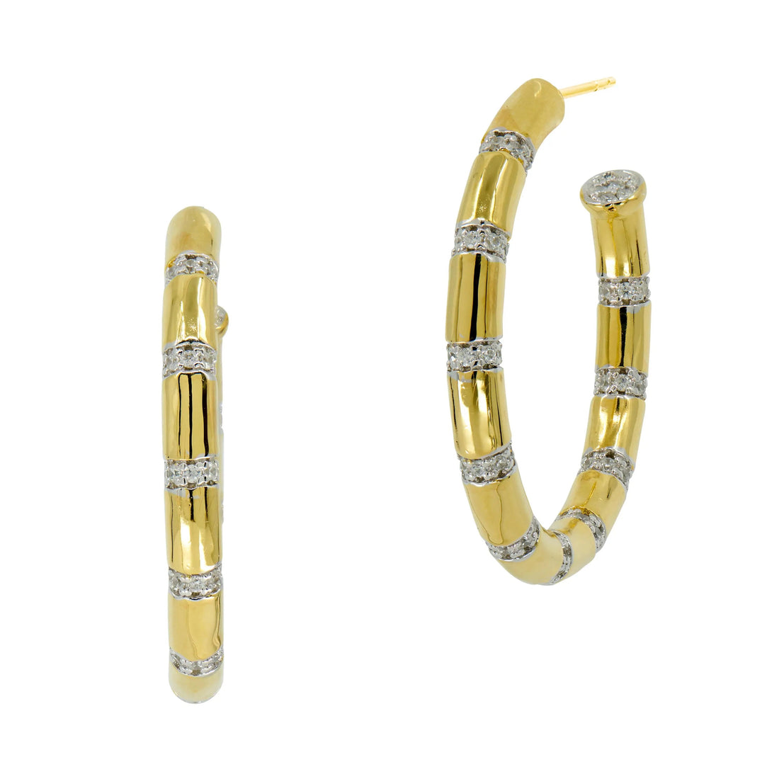  Illuminating Chunky Hoop Radiance EARRING