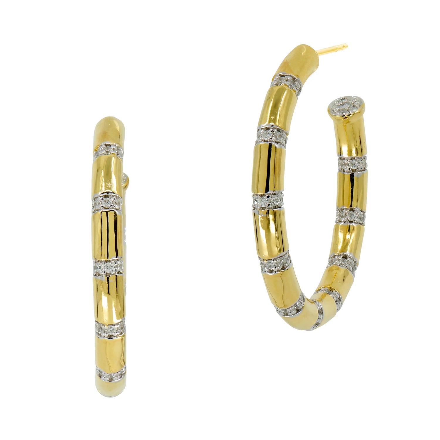  Illuminating Chunky Hoop Radiance EARRING