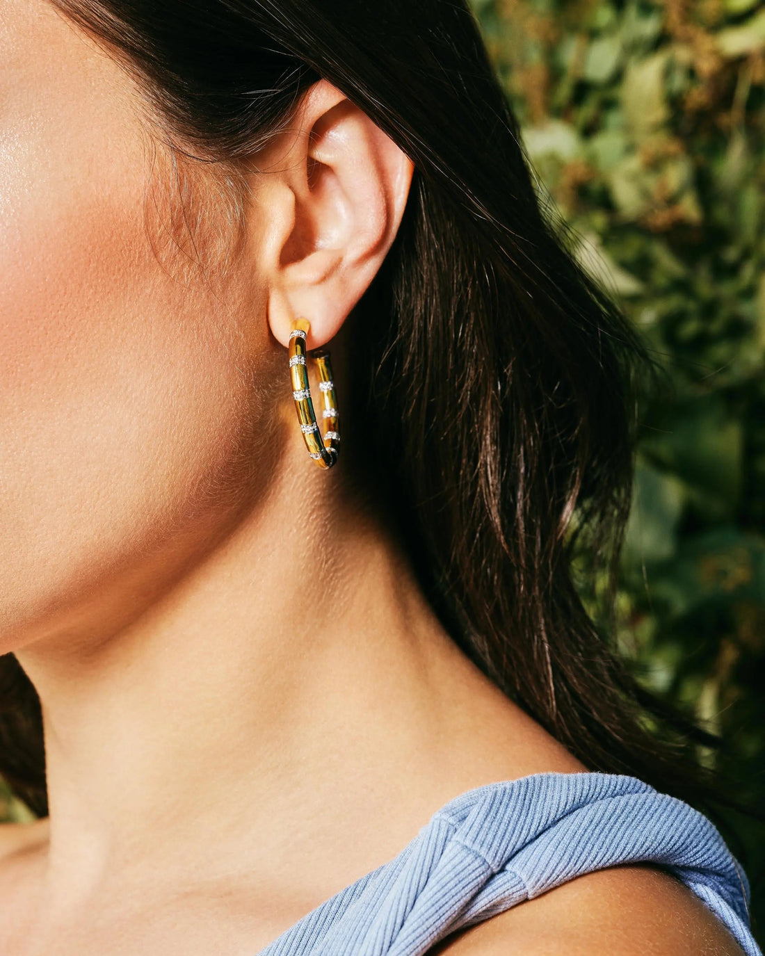  Illuminating Chunky Hoop Radiance EARRING