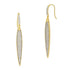  Petals and Pavé Large Hook Earring FREIDA ROTHMAN EARRING