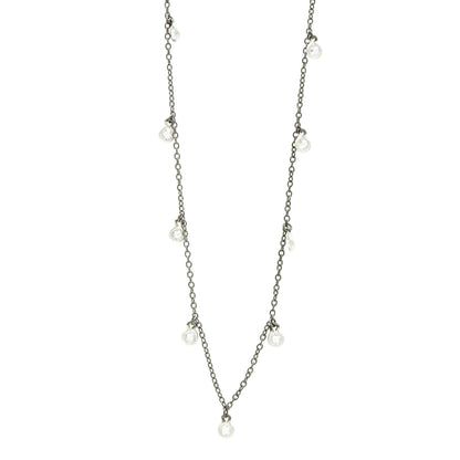 Bezel Droplet Strand Necklace - FREIDA ROTHMAN