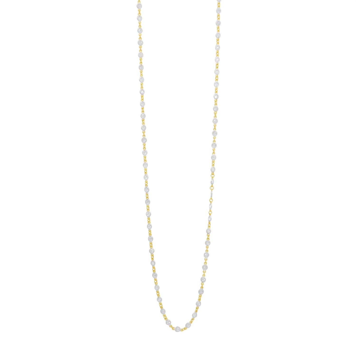  Bezel Set Radiance Wrap Chain FR Signature Reimagined NECKLACE