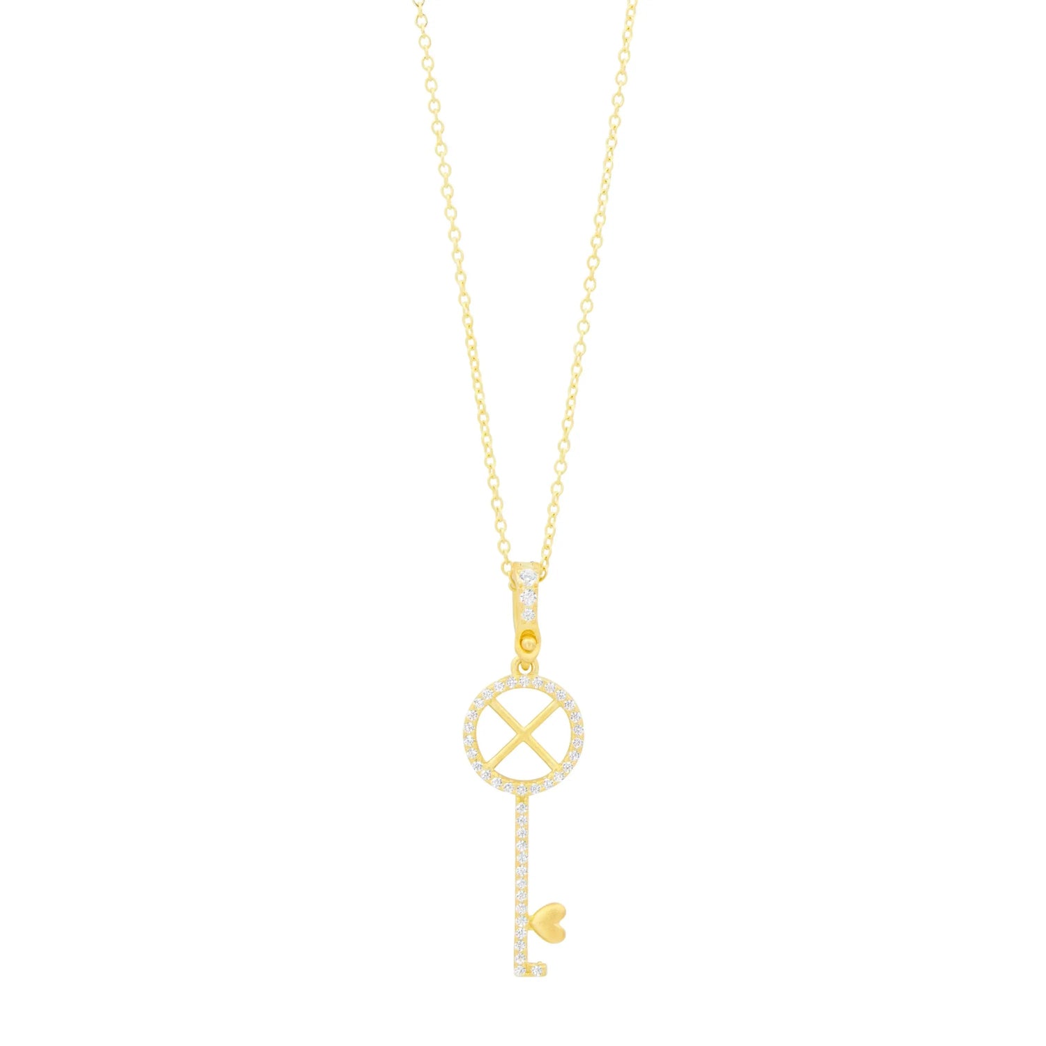  Key to Love Necklace Valentine&