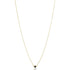 Black Pave Mini Clover Necklace - FREIDA ROTHMAN
