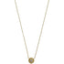 Gold Nautical Button Necklace Signature NECKLACE