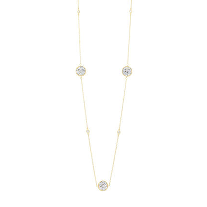  Shining Hope Station Long Necklace Midnight NECKLACE