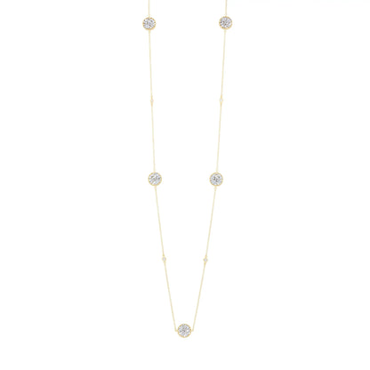  Shining Hope Station Long Necklace Midnight NECKLACE