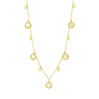 Stone Droplet Necklace - FREIDA ROTHMAN