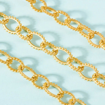  Textured Heavy Link Toggle Necklace Brooklyn Coast NECKLACE