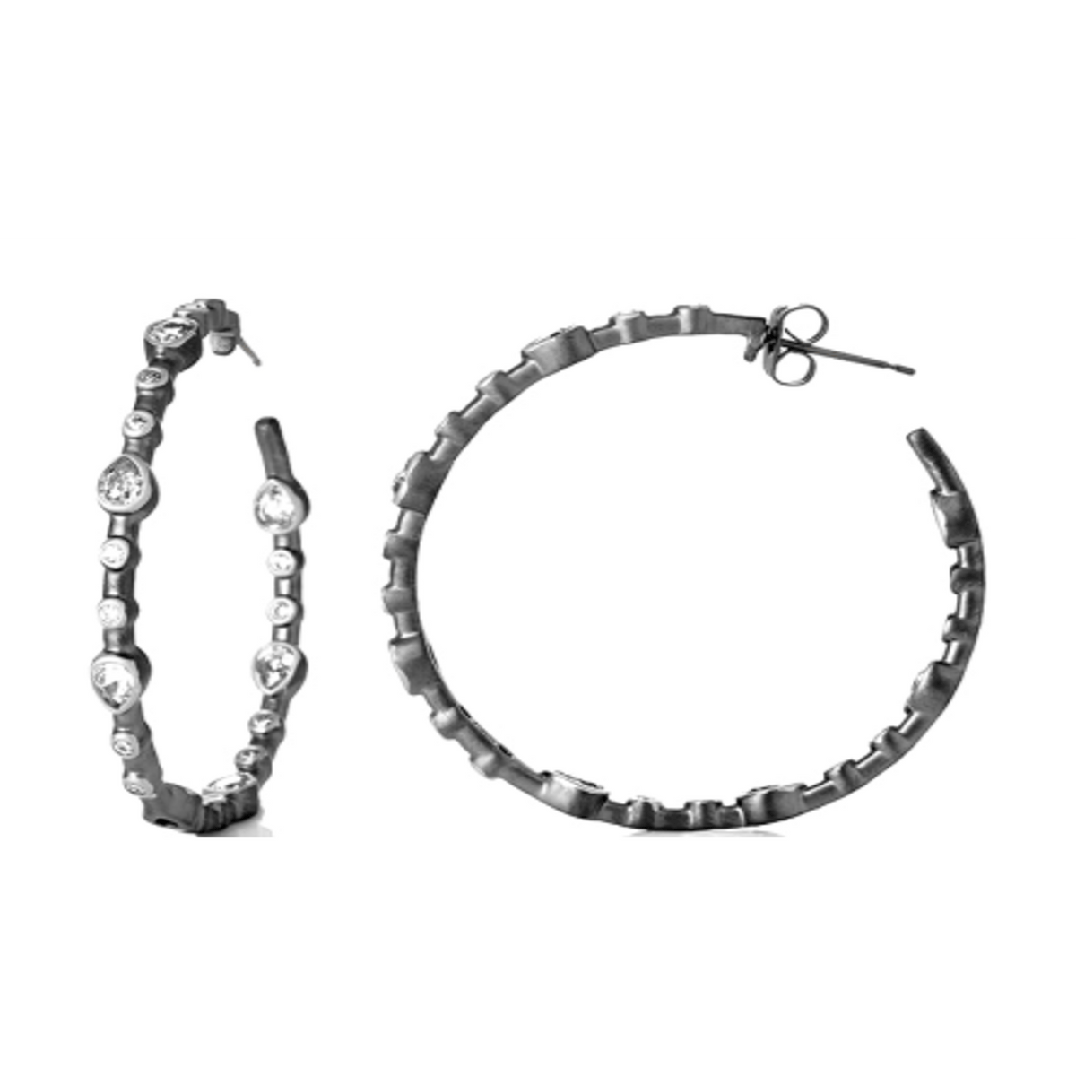 Signature Teardrop Hoop Earrings - FREIDA ROTHMAN