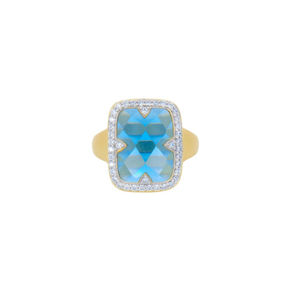 Coastal Hues Cocktail Ring - FREIDA ROTHMAN