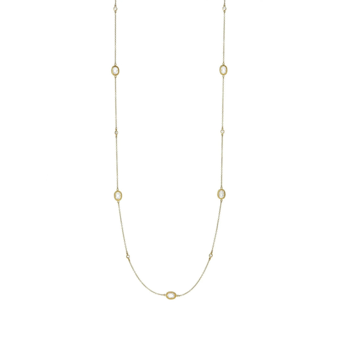Signature Raindrop Station Necklace - FREIDA ROTHMAN