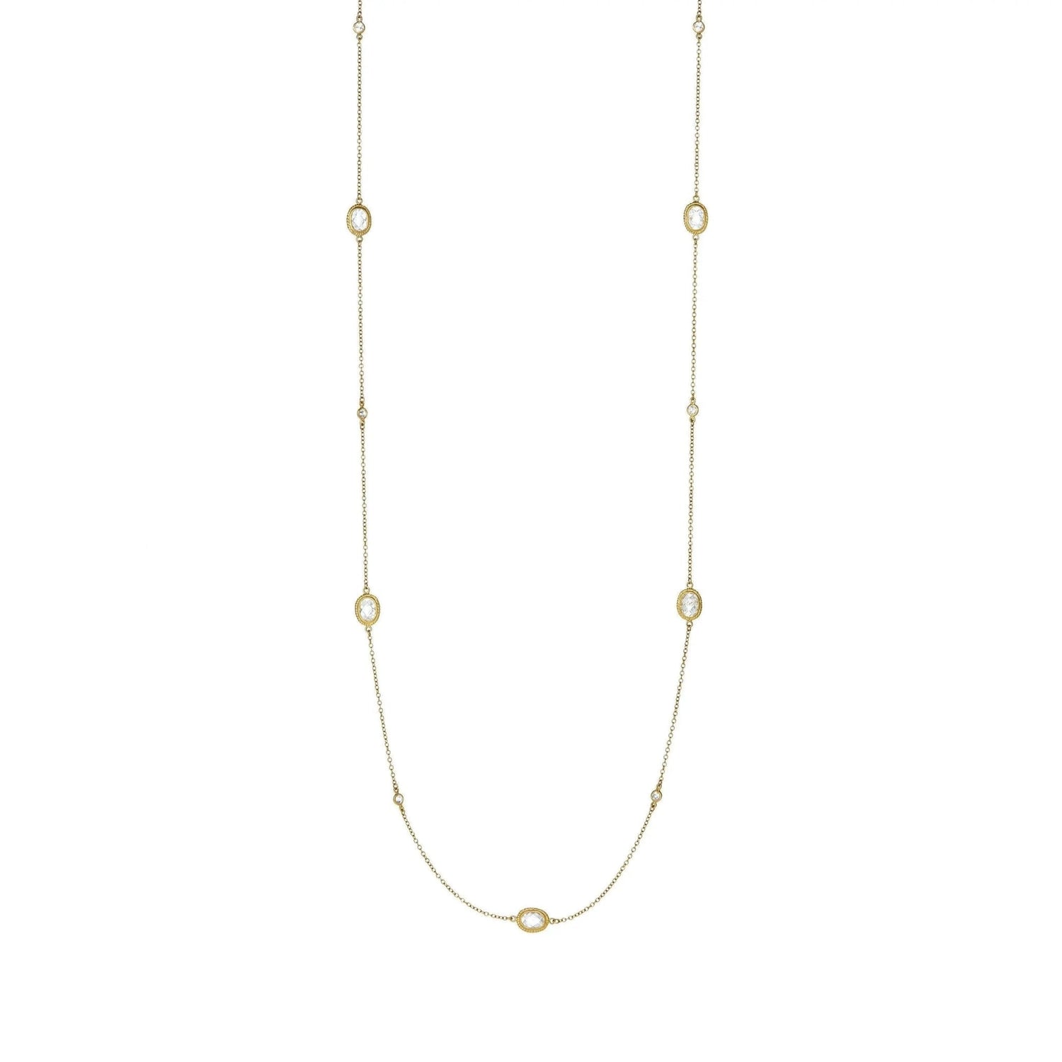 Signature Raindrop Station Necklace - FREIDA ROTHMAN